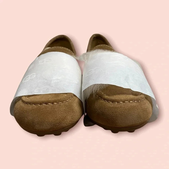 UGG Kaley Wisp Suede Loafer Chestnut Brown Size 5 - Picture 6 of 10